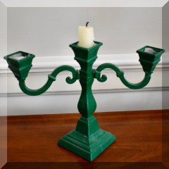 D31. Green candelabra.